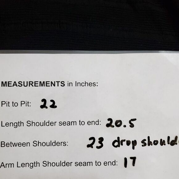 Eileen Fisher Black semi Sheer Open Front Cardigan Women PS Petite Small Viscose - Picture 4 of 8